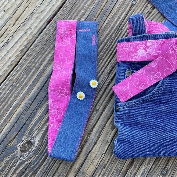 Vintage Y2K Wrangler Denim Jean Shorts Shoulder Crossbody Bag - Picture 7 of 13